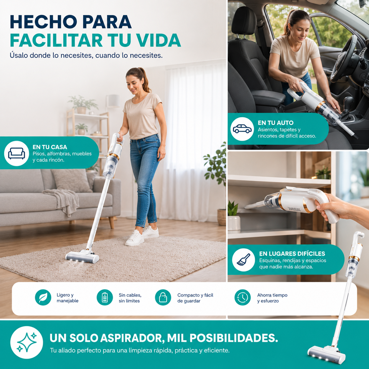 Aspirador inalámbrico