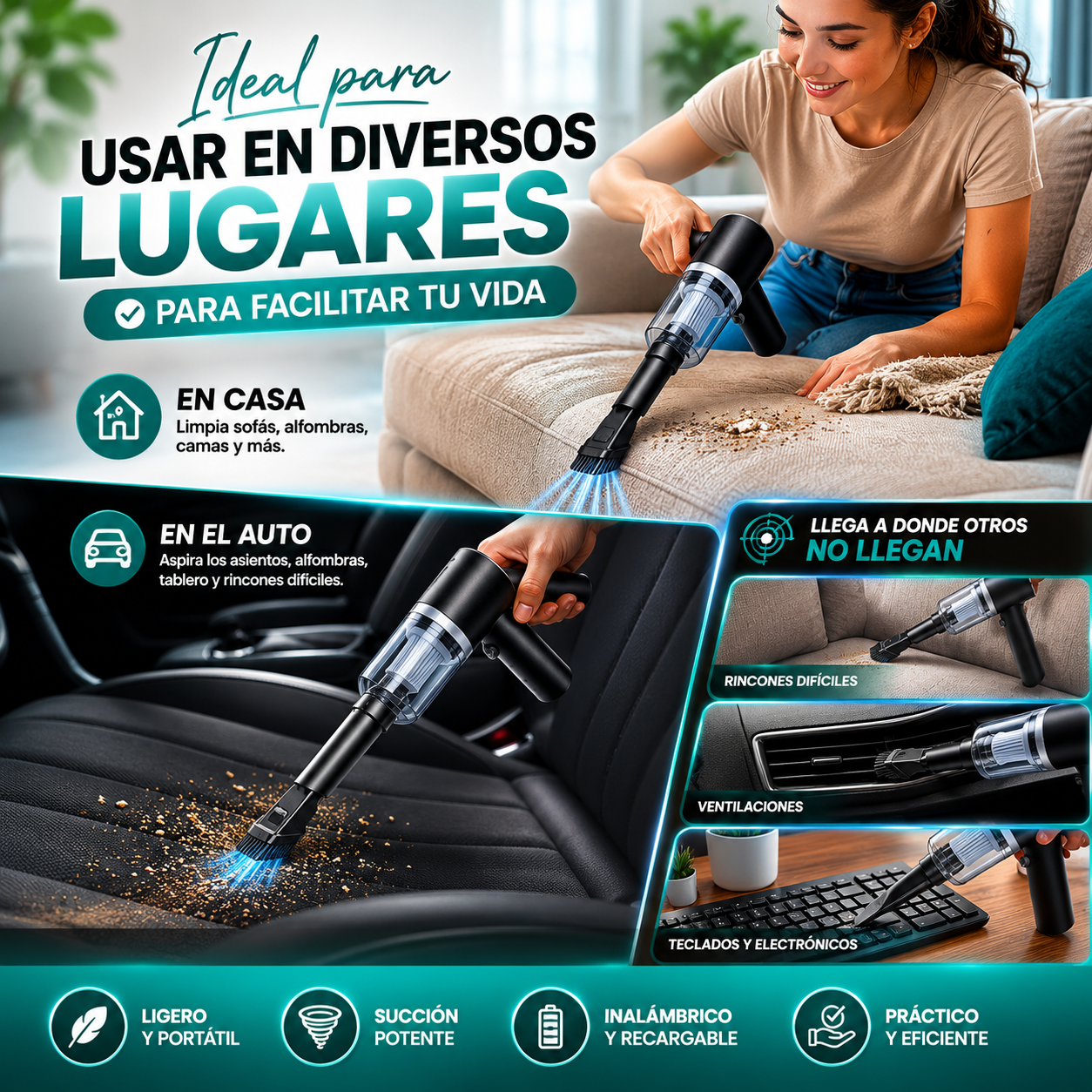 Aspirador portátil