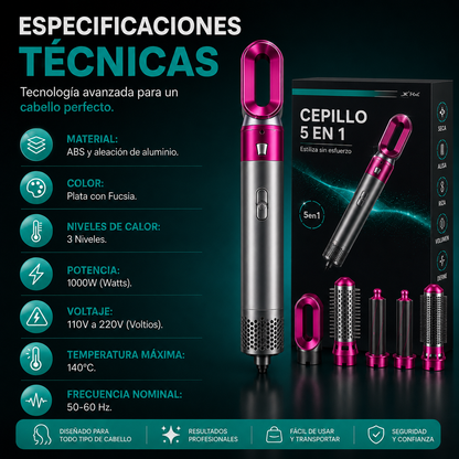 Cepillo 5 en 1